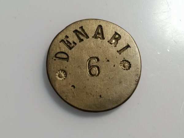 TOSCANA O ESTADOS PAPALES PONDERAL COIN WEIGHT 6 DENARI 7.06 g