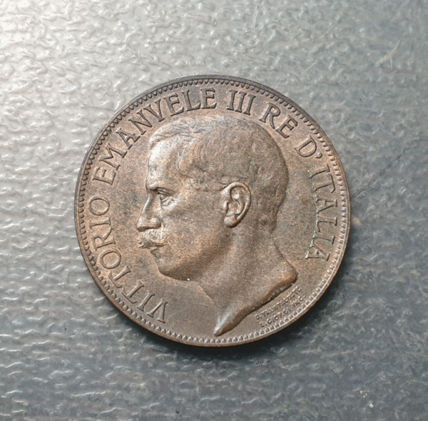 ITALIA REINO VITTORIO EMANUELE III 10 CENTESIMI 1911 EBC/EBC+ PARTE BRILLO ORIG - Imagen 2