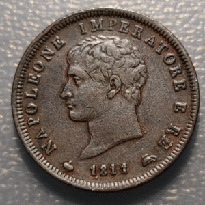 NAPOLEON REINO DE ITALIA 1 SOLDO 1811 M MILAN EBC-