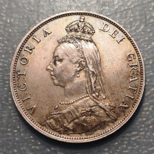 GREAT BRITAIN GRAN BRETAÑA VICTORIA FLORIN 1887