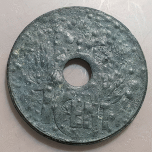 INDOCHINA FRANCESA FRENCH INDOCHINA INDOCHINE 1 CENTIME 1940-41 FECHA NO VISIBLE