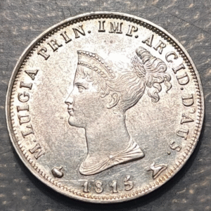 ITALIA PARMA MARIA LUIGIA 10 SOLDI 1815 EBC BONITA