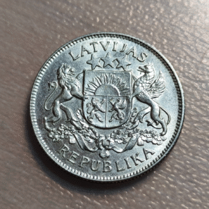 LETONIA LATVIA 2 LATI 1926 EBC/EBC+