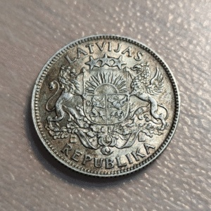 LETONIA LATVIA 1 LATS 1924 EBC-