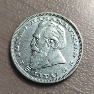 LITUANIA LITHUANIA 5 LITAI 1936 MBC+/EBC-