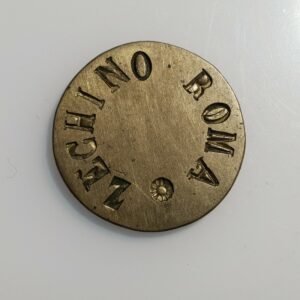 ESTADOS PAPALES PONDERAL COIN WEIGHT ZECCHINO ROMA 3,43 g