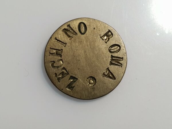 ESTADOS PAPALES PONDERAL COIN WEIGHT ZECCHINO ROMA 3,43 g