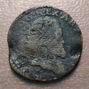 IMPERIO ESPAÑOL NAPOLES NAPOLI FELIPE II TORNESE 1577