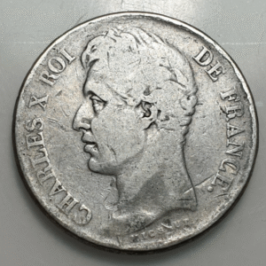 FRANCIA FRANCE CHARLES X CARLOS X 2 FRANCS 2 FRANCOS 1828 W LILLE BC ESCASA