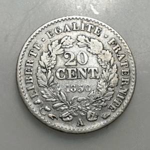 FRANCIA FRANCE REPUBLICA 20 CENTIMES 1850 A CERES MBC