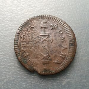 ESTADOS PAPALES PONTIFICIO VATICANO I REPUBLICA ROMANA (1798-99) 2 BAIOCCHI MBC-