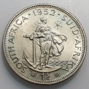 SUDAFRICA SOUTH AFRICA GEORGE VI 1 SHILLING 1952 SC UNC