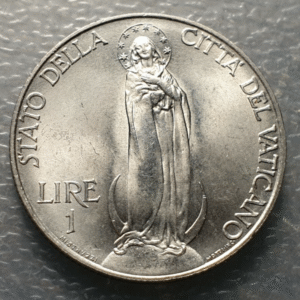 VATICANO PIO XI 1 LIRA 1936 SC UNC
