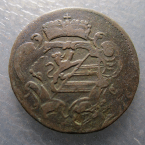 ITALY AUSTRIA GORIZIA GORZ 1 SOLDO 1800 F DOUBLE STRIKE