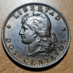 ARGENTINA 2 CENTAVOS 1891 MBC+
