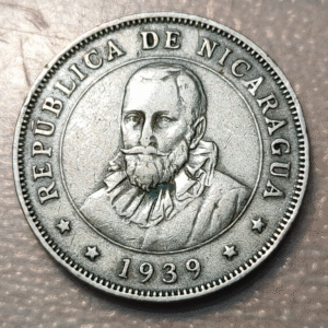NICARAGUA 50 CENTAVOS 1939 KM 19.1