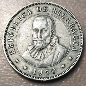 NICARAGUA 50 CENTAVOS 1950 KM 19.1