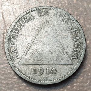 NICARAGUA 5 CENTAVOS 1914 H KM 12