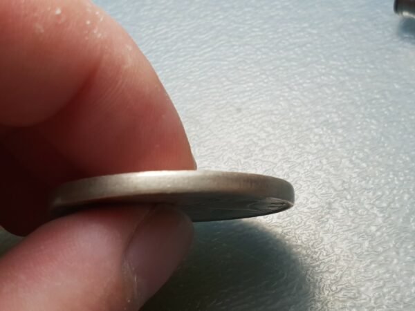 USA UNITED STATES PEACE DOLLAR 1922 MISTRIKE SLIGHTLY RIMMED EDGE - Imagen 5