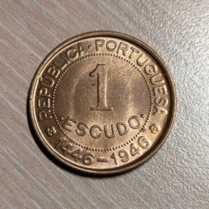 GUINEA PORTUGUESA PORTUGUESE GUINEA 1 ESCUDO 1946 SC UNC