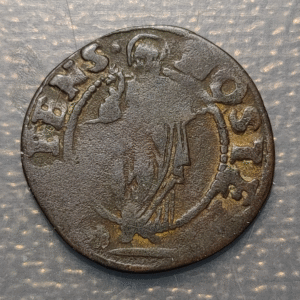 ITALIA VENEZIA VENECIA BERTUCCI VALIER (1656 -1658) SOLDO DE 12 BAGATTINI