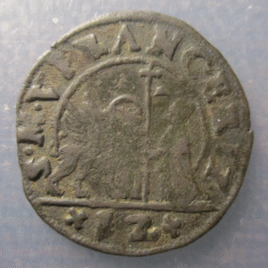 ITALIA VENEZIA VENECIA FRANCESCO ERIZZO (1631-1646) SOLDO DE 12 BAGATTINI