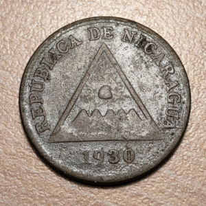 NICARAGUA 1 CENTAVO 1930 KM 11