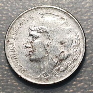 ESPAÑA REPUBLICA 5 CENTIMOS 1937 EBC+ HIERRO
