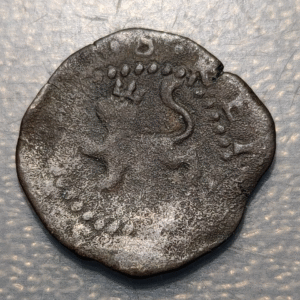 ESPAÑA VALLADOLID FELIPE II 2 MARAVEDIS SF (1566-1588)