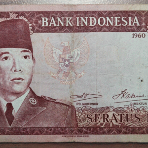INDONESIA 100 RUPIAH 1960 P-86a MBC-/MBC