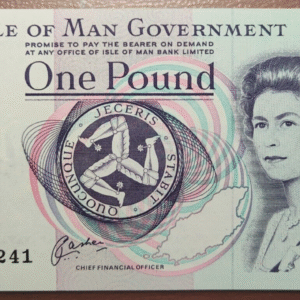 ISLE OF MAN ELIZABETH II 1 POUND (1990-2009) P 40b SC UNC