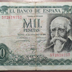 ESPAÑA 1000 PESETAS 1971 ECHEGARAY BC+