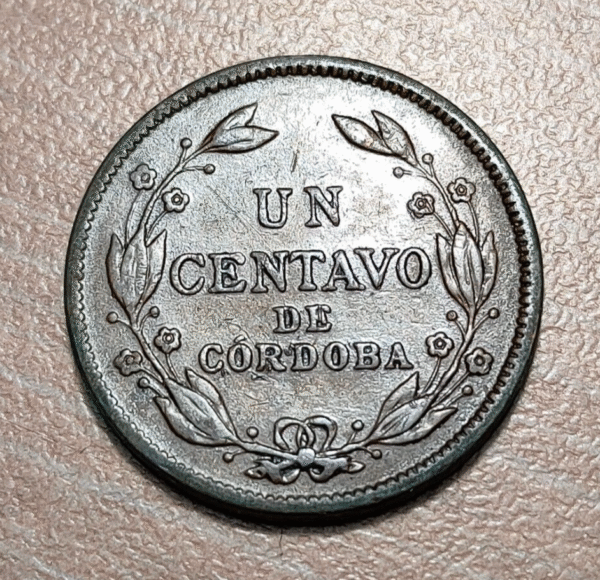 NICARAGUA 1 CENTAVO 1920 KM 11 - Imagen 2