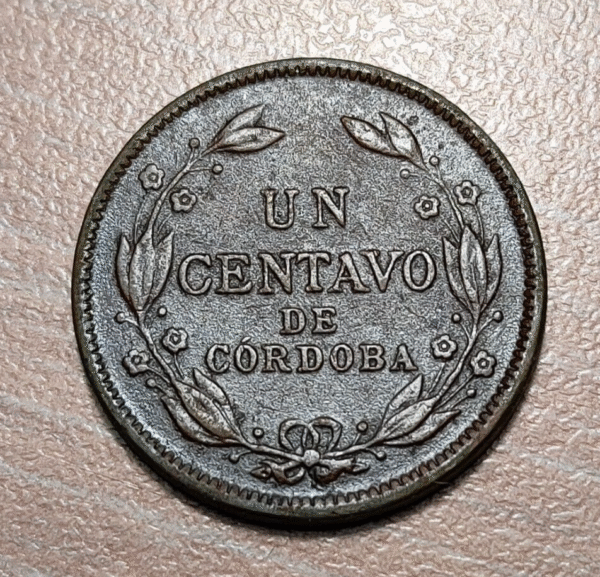 NICARAGUA 1 CENTAVO 1922 KM 11 - Imagen 2