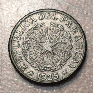 PARAGUAY 1 PESO 1925 KM 13