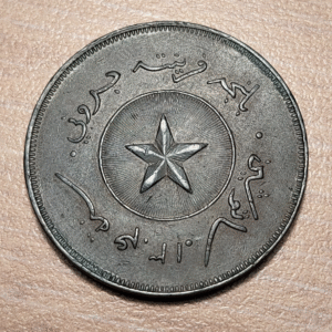 BRUNEI HASHIM SALAH 1 CENT AH 1304 (1886) KM 3