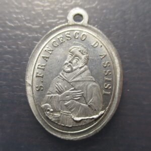 MEDALLA RELIGIOSA SAN FRANCISCO DE ASIS / MARIA INMACULADA
