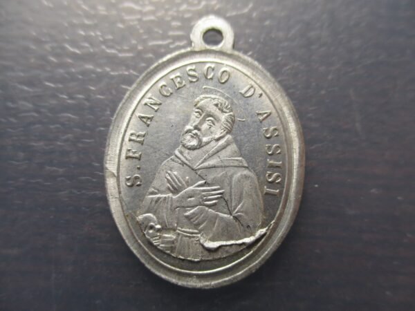 MEDALLA RELIGIOSA SAN FRANCISCO DE ASIS / MARIA INMACULADA
