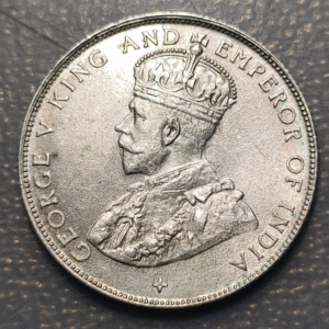 COLONIAS DEL ESTRECHO STRAITS SETTLEMENTS GEORGE V 50 CENTS 1920 EBC