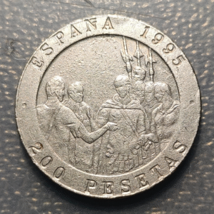 ESPAÑA JUAN CARLOS I 200 PESETAS 1995 MBC ESCASA