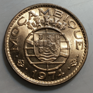 MOZAMBIQUE PORTUGUES 1 ESCUDO 1974 SC UNC