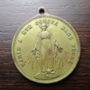 MEDALLA RELIGIOSA FRANCESA VIRGEN INMACULADA