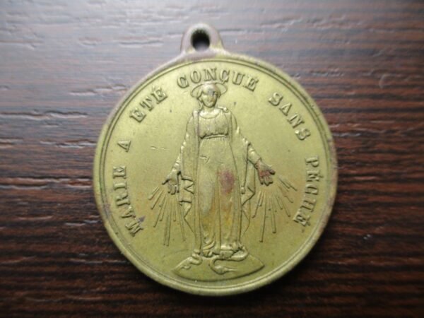 MEDALLA RELIGIOSA FRANCESA VIRGEN INMACULADA