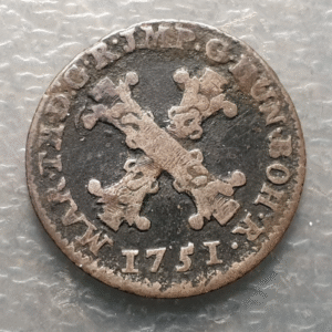 AMBERES AUSTRIA PAISES BAJOS AUSTRIAN NETHERLANDS MARIA THERESA 10 OORD 1751 MBC