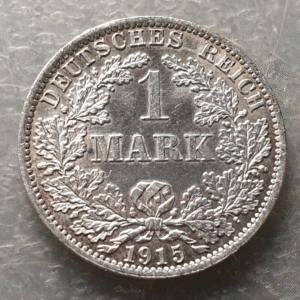 ALEMANIA GERMANY 1 MARK 1 MARCO 1915 A SC UNC