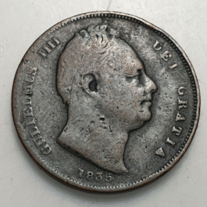 GRAN BRETAÑA GREAT BRITAIN INGLATERRA GEORGE IV FARTHING 1835 BC