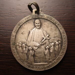 MEDALLA RELIGIOSA 1931 CANONICO ANNIBALE MARIA DI FRANCIA ORFANATOS ANTONIANOS