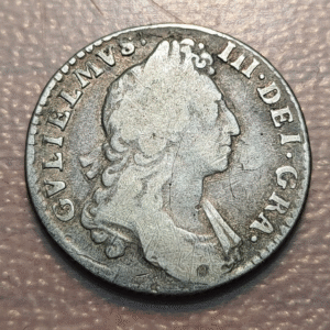 GREAT BRITAIN GRAN BRETAÑA WILLIAM III SHILLING 1697