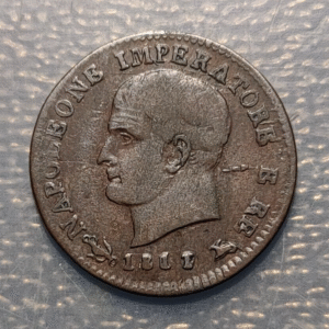 ITALIA REINO NAPOLEON BONAPARTE 1 CENTESIMO 1811/00