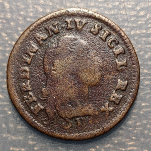 ITALIA NAPOLES FERDINANDO IV 6 CAVALLI 1790 BC+